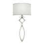 Fine Art Handcrafted Lighting Cienfuegos 25" Tall Wall Sconce Silver Leaf