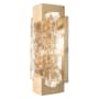 Fine Art Handcrafted Lighting Terra 12" Tall LED Wall Sconce Gold Leaf
