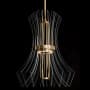 Fine Art Handcrafted Lighting Newton 28" Wide LED Crystal Chandelier Gold Leaf