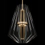 Fine Art Handcrafted Lighting Newton 28" Wide LED Crystal Chandelier Gold Leaf