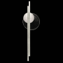 Fine Art Handcrafted Lighting Selene 2 Light 44" Tall LED Wall Sconce Silver / Clear / White Glass