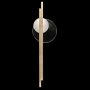 Fine Art Handcrafted Lighting Selene 2 Light 44" Tall LED Wall Sconce Soft Gold / Clear / White Glass