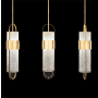 Fine Art Handcrafted Lighting Bond 48" Wide LED Multi Light Pendant Gold