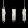 Fine Art Handcrafted Lighting Bond 48" Wide LED Multi Light Pendant Silver