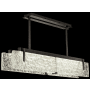 Fine Art Handcrafted Lighting Terra 52" Wide LED Linear Pendant Black