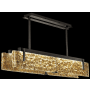 Fine Art Handcrafted Lighting Terra 52" Wide LED Linear Pendant Black