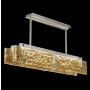 Fine Art Handcrafted Lighting Terra 52" Wide LED Linear Pendant Silver