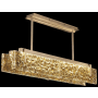 Fine Art Handcrafted Lighting Terra 52" Wide LED Linear Pendant Gold