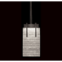 Fine Art Handcrafted Lighting Terra 8" Wide LED Mini Pendant Black