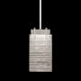 Fine Art Handcrafted Lighting Terra 8" Wide LED Mini Pendant Silver