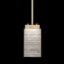 Fine Art Handcrafted Lighting Terra 8" Wide LED Mini Pendant Gold