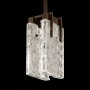 Fine Art Handcrafted Lighting Terra 8" Wide LED Mini Pendant Bronze