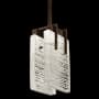Fine Art Handcrafted Lighting Terra 8" Wide LED Mini Pendant Bronze / Multi-Colored