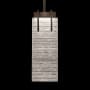 Fine Art Handcrafted Lighting Terra 8" Wide LED Mini Pendant Bronze / Multi-Colored