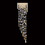 Fine Art Handcrafted Lighting Capri 36" Tall LED Wall Sconce Soft Gold Leaf