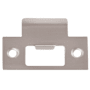 First Watch 1-1/8" x 2-3/4" Steel T-Strike Plate Satin Nickel