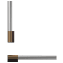 Fisher and Paykel Professional Round Flush Handle Kit for Column Refrigerator or Freezer Stainless Steel / Copper