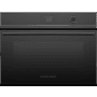 Fisher and Paykel Series 9 24 Inch Wide 1.7 Cu. Ft. Electric Combi Oven Black