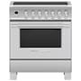 Fisher and Paykel 30 Inch Wide 3.5 Cu. Ft. Free Standing Induction Range Stainless Steel