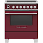 Fisher and Paykel 30 Inch Wide 3.5 Cu. Ft. Free Standing Induction Range Red