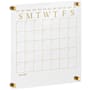 Flash Furniture Grayson 14" x 14" Wall Board with Glass Surface Clear / Gold