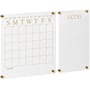 Flash Furniture Grayson 18" x 18" Wall Board Set with Glass Surface Clear / Gold