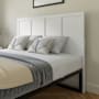 Flash Furniture Hailee Queen Rubberwood Panel Headboard White