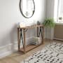 Flash Furniture Bree 43" Wide Engineered Wood Console Entry Table Rustic Oak