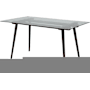 Flash Furniture Meriden 55" Wide Dining Table with Clear Glass Top Espresso