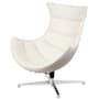 Flash Furniture 32 Inch Wide Leather Accent Chair White
