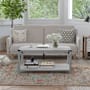 Flash Furniture Bree 40" Wide Engineered Wood Coffee Table Aspen Gray