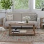 Flash Furniture Bree 40" Wide Engineered Wood Coffee Table Rustic Oak