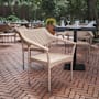 Flash Furniture Brunhilda 24" Wide Steel Framed Rattan Wicker Dining Chair Natural