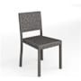 Flash Furniture Bedford 19" Rattan Dinner Chair Gray