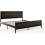 Flash Furniture Corbin King Poplar and Rubberwood Bed Frame with Wooden Support Slats Dark Brown