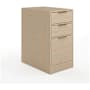 Flash Furniture Kayden 16" Wide 3 Drawer Engineered Wood Modular Filing Cabinet Light Natural / Gold