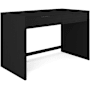 Flash Furniture Kayden 47" Engineered Wood and Steel 2 Drawer Office Desk Black / Black