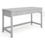 Flash Furniture Hutton 54" Engineered Wood and Steel 3 Drawer Office Desk Gray