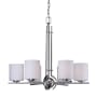Forte Lighting 6 Light 26" Wide Chandelier Brushed Nickel