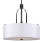 Forte Lighting Tama 3 Light 21" Wide Pendant Antique Bronze