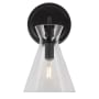 Forte Lighting Beaker Wall Sconce Black