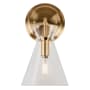 Forte Lighting Beaker Wall Sconce Soft Gold