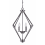 Forte Lighting 4 Light 20-1/2" Wide Chandelier Brushed Nickel