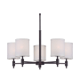 Forte Lighting 5 Light 25" Wide Chandelier Antique Bronze