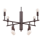 Forte Lighting 8 Light 28" Wide Chandelier Antique Bronze