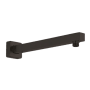 Fortis Abruzzo 15-3/4" Wall Mounted Shower Arm with Flange Brushed Black