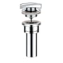 Fortis Scala Pop-Up Drain Assembly for Bathroom Sink - Less Overflow Polished Chrome