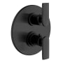 Fortis Vitrina 1/2" Thermostatic Valve Trim Only and Volume Control - Less Rough In Matte Black