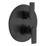 Fortis Vitrina 1/2" Thermostatic Valve Trim Only with Integrated Diverter and Volume Control - Less Rough In Matte Black
