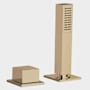 Fortis Scala 1.8 GPM Single Function Hand Shower - Includes Hose Brushed Gold